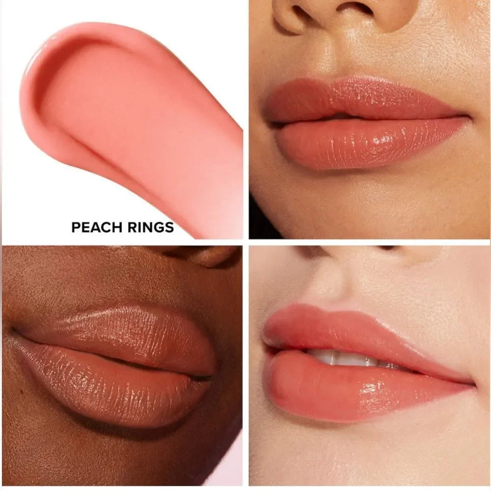 Too Faced Kissing Juicy Tint Lip Balm Peach Rings peachy nude